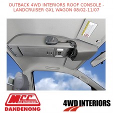 OUTBACK 4WD INTERIORS ROOF CONSOLE - LANDCRUISER GXL WAGON 08/02-11/07